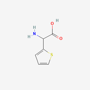 Chemical structure of DL-α-Amino-2-thiopheneacetic acid