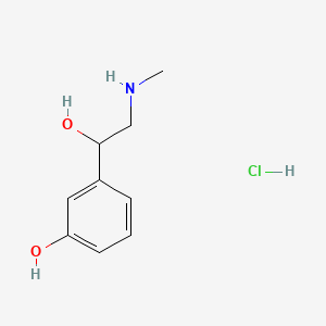 Chemical structure of DL-Phenylephrine Hydrochloride