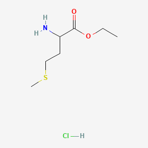 Chemical structure of Dl-Methionine Ethyl Ester Hydrochloride