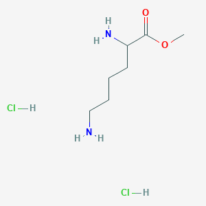 Chemical structure of Methyl DL-lysinate dihydrochloride