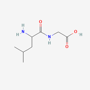 Chemical structure of Leucylglycine