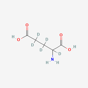Chemical structure of DL-Glutamic Acid-d5