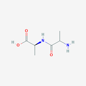 Chemical structure of DL-Alanyl-L-alanine