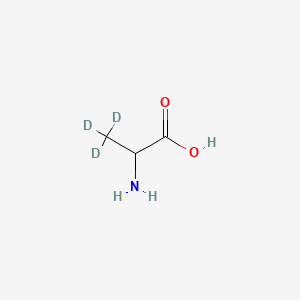 Chemical structure of DL-Alanine-3,3,3-d3