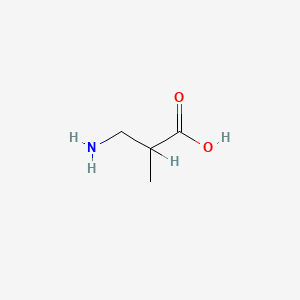 Chemical structure of DL-3-Aminoisobutyric Acid Hydrate