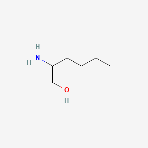 Chemical structure of Dl-2-amino-1-hexanol