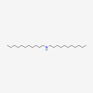 Chemical structure of Diundecylamine