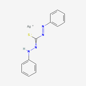 Chemical structure of Dithizone Silver Complex