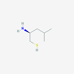 Chemical structure of Dithiobis(2-amino-4-methylpentane)