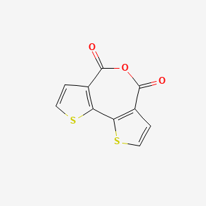 Chemical structure of Dithieno[3,2-c:2',3'-e]oxepine-4,6-dione
