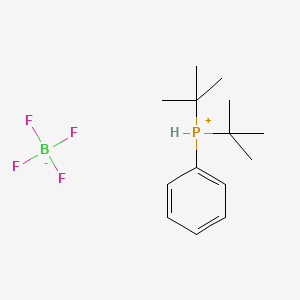 Chemical structure of DI-TERT-BUTYLPHENYLPHOSPHONIUM TETRAFLUOROBORATE