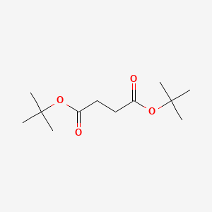 Chemical structure of Di-tert-butyl succinate
