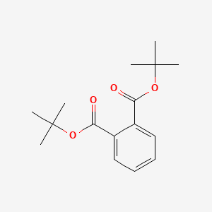 Chemical structure of Di-tert-butyl phthalate