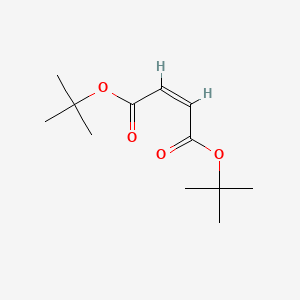 Chemical structure of Di-tert-butyl maleate