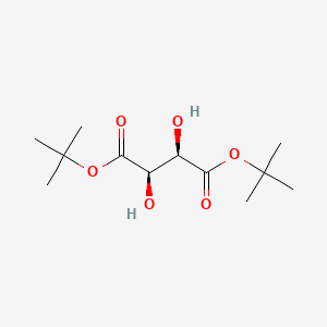 Chemical structure of Di-tert-butyl L-(+)-Tartrate
