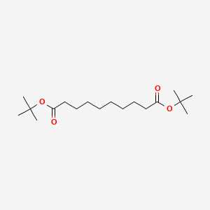 Chemical structure of Di-tert-butyl decanedioate