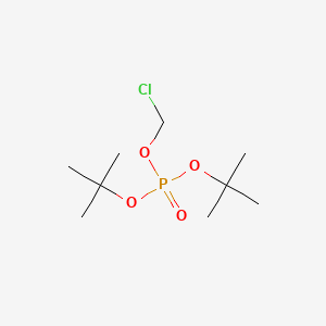 Chemical structure of Di-tert-butyl Chloromethyl Phosphate