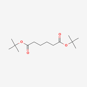 Chemical structure of Di-tert-butyl adipate