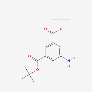 Chemical structure of Di-tert-butyl 5-aminoisophthalate