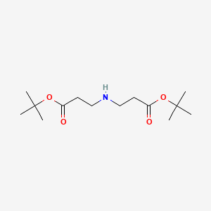 Chemical structure of Di-tert-butyl 3,3'-Iminodipropionate