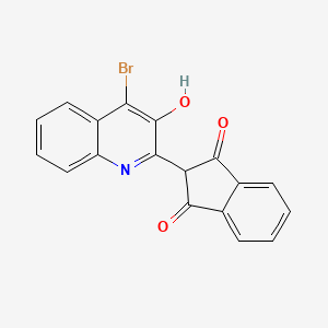 Chemical structure of Disperse Yellow 64