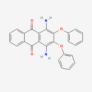 Chemical structure of Disperse Violet 26