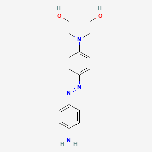 Chemical structure of Disperse black 9