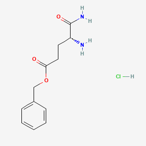 Chemical structure of D-Isoglutamine Benzyl Ester Hydrochloride
