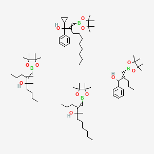 Chemical structure of Disodium stannous citrate