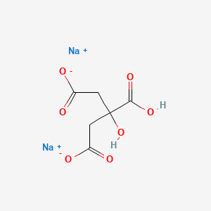 Chemical structure of Disodium Citrate