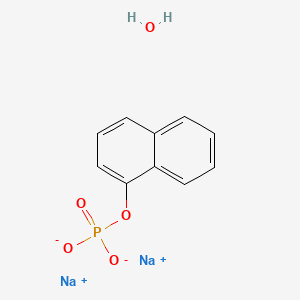 Chemical structure of Disodium 1-Naphthyl Phosphate Hydrate
