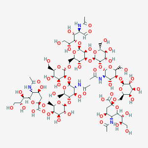 Chemical structure of Disialyloctasaccharide