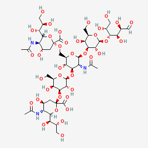 Chemical structure of Disialyllacto-N-tetraose