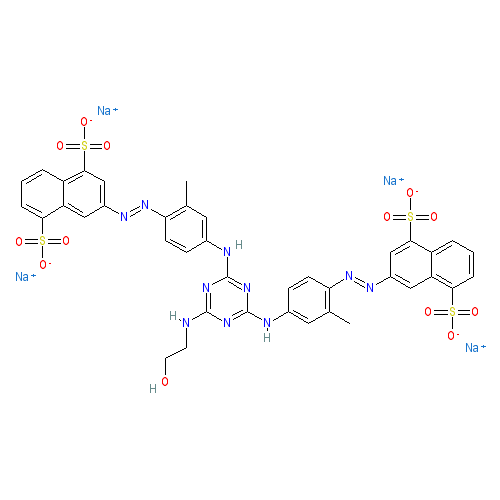 Chemical structure of Direct Yellow 86