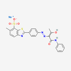 Chemical structure of Direct Yellow 8