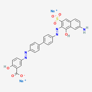 Chemical structure of Direct Brown 2