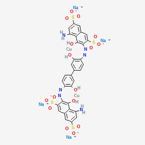 Chemical structure of Direct Blue 218
