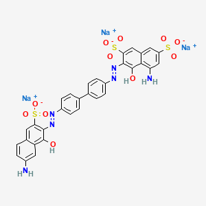 Chemical structure of Direct Blue 2