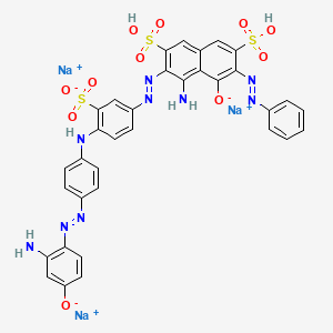Chemical structure of Direct Black 168