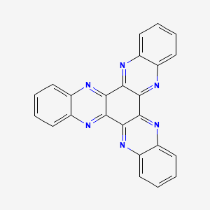 Chemical structure of diquinoxalino[2,3-a:2',3'-c]phenazine