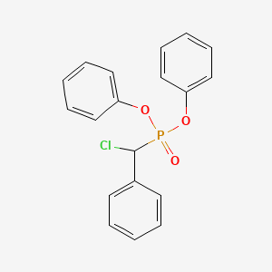 Chemical structure of Diphenyl α-Chlorobenzylphosphonate