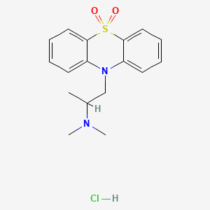 Chemical structure of Dioxopromethazine hydrochloride
