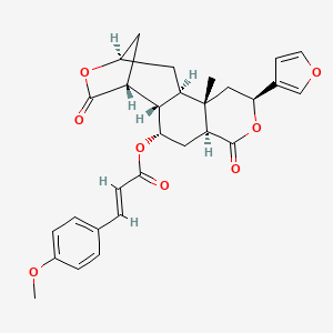 Chemical structure of Diosbulbin I