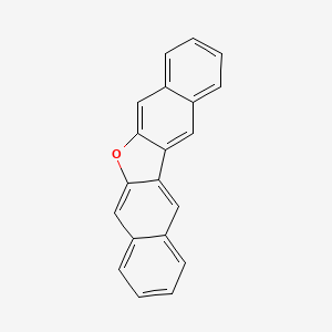 Chemical structure of dinaphtho[2,3-b:2',3'-d]furan