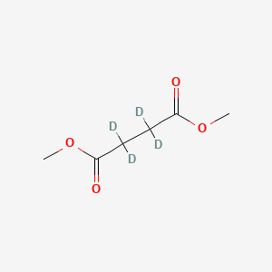 Chemical structure of Dimethyl succinate-d4
