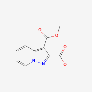 Chemical structure of Dimethyl Pyrazolo[1,5-a]pyridine-2,3-dicarboxylate