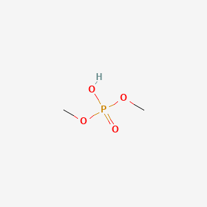 Chemical structure of Dimethyl phosphate
