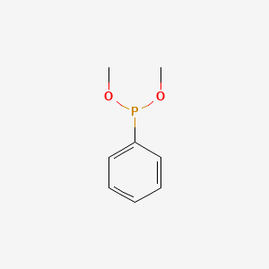 Chemical structure of Dimethyl Phenylphosphonite