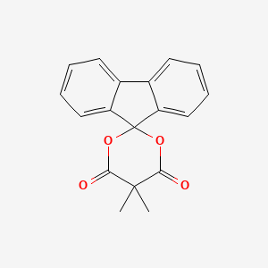 Chemical structure of Dimethyl fluoren-9-ylidene malonate