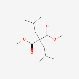 Chemical structure of Dimethyl Diisobutylmalonate